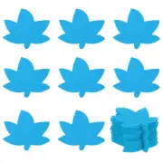 4 Inch Carpet Spot Markers, 40Pcs Leaf Shape Floor Dots, Light Blue