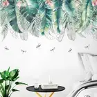 Removable Tropical Plant Palm Leaves Banana Leaf Wall Art Wall Decals Lounge