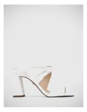 [Wittner] Sally Leather Mule in White
