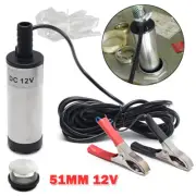 51mm Car Engine Oil Transfer Extractor Pump Fluid Diesel Electric Siphon DC 12V