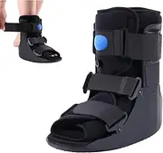 Inflatable Walking Boot Air Cam Walker, Orthopedic Fracture Boot for Broken Foot, Sprained Ankle, Achilles Tendonitis & Post-Surgery Recovery, Lightweight & Adjustable Foot Support (S)