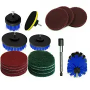 30PC Cleaning Combo Tool Set Drill Brush Tub Clean Electric Grout Power Scrubber