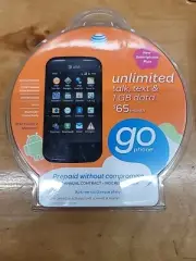 New AT&T Fusion 2 U8665 – 3.2 Mega Pixel - Black Smartphone Go Phone