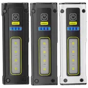 Outdoor LED Flashlight Aluminum Alloy High Lumen Rechargeable Camping Power Bank