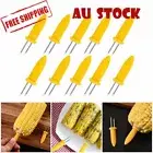 10/20x Corn Cob Holders Skewers Barbecue Fork Fruit Holder Kitchen Accessories