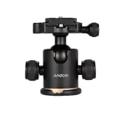 Andoer Camera Tripod Ball Head Ballhead with Quick Release Plate 1/4 Screw