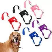 Pet Dog Halter Training Head Collar Gentle Leader Harness Nylon Collars S-2XL