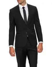[Gibson] Slim Fit Black Lithium Jacket F34087