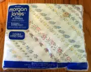 VINTAGE MORGAN JONES TWILITE BY SPRINGS. DOUBLE FITTED SHEET 54x76” FLORAL