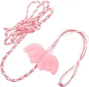 HOUDERCO Mini Pet Leash for Guinea Pig Small Animal Harness Comfortable Vest Adjustable Length Adorable Angel Wings Design