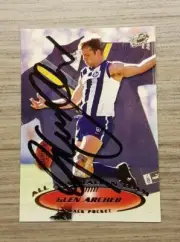 NORTH MELBOURNE KANGAROOS - GLENN ARCHER SIGNED AFL 1999 SELECT CARD