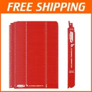50-Pack 9" 14/18 TPI Reciprocating Saw Blades - Ultra-Thick for Maximum Cutting
