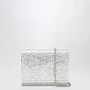 [Jimmy Choo] Champagne-coloured Candy clutch One size Beige