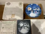 CINDERELLA BIBBIDI BOBBIDI B00 Disney Knowles Collector Plate box COA