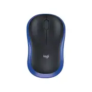 Logitech Wireless Mouse M185 - Blue, Comfortable, compact, and easy to use