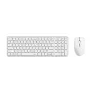 Rapoo 9320M Wireless Compact, Slim Keyboard and Mouse Combo, White AU
