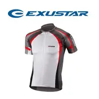 在飛比找蝦皮商城優惠-EXUSTAR 自行車短車衣 袖口鬆緊帶設計 下襬處矽膠止滑