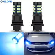 LED 7443 Ice Blue Front Turn Signal Bulbs for Honda Civic, Light Blub, Sky Blue (for: Honda Civic)