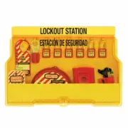 Master Lock S1850e410 6-Lock Electrical Focus Lockout Station