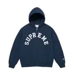 [FLOMMARKET] SUPREME 24SS X CHAMPION FULL ZIP HOODIE 拉鍊外套 深藍