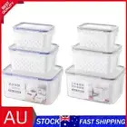 3 Pack Fruit Storage Containers BPA-Free Food Storage Containers for Fridge