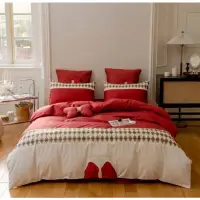 在飛比找蝦皮購物優惠-Little Bed小床-埃及棉床組四件組 全棉埃及長絨棉貢