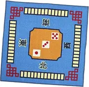 TOYANDONA 1pc Mahjong Tablecloth Board Games Mat Desk Mat for Desktop Games Table Cover Mahjong Game Mat Mahjong Table Cloth Poker Game Table Cover Tile Games Mats Game Table Mat Blue Rubber