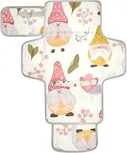 Reusable Changing Table mat with Tissue Pocket Diaper Changing pad Portable for Moms, Dads