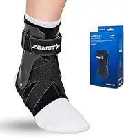Zamst A2-DX Ankle Brace for Sports - Breathable Sports Ankle Support for Men and Women with Guard Stabilisers for High-Grade Ankle Sprain
