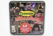 SEALED 1999 Crayola Crayons MILLENIUM Tin 64 Count SPECIAL EDITION Hallmark