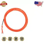 Spitfire Professional Breakaway Rope - 17 Inch Weighted Red Rope for Ropers