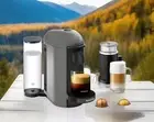Breville Nespresso VertuoPlus Deluxe Coffee Machine Bundle Aeroccino3 Titan New