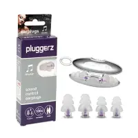 在飛比找momo購物網優惠-【Pluggerz】荷蘭進口 音樂耳塞 聲音濾波器 1大1小