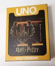 Uno Fandom Harry Potter Hufflepuff Card Game Special Edition New