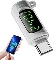 Lesunbak USB C Meter - Digital Cables Adapter - High Speed Transportation 240W 40Gbps USB Adapter for Game Controller, Phone, Tablet, Laptop