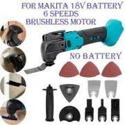 Cordless Brushless Motor Oscillating Multi Tool For Makita 18V Battery