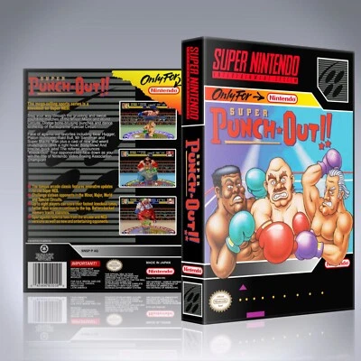 SNES Case - NO GAME - Super Punchout