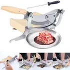 Solid Beech Biltong Cutter Beef Jerky Slicer Biltong Maker Slicer W/ Sharpener