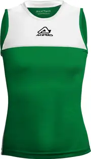 Acerbis Sports Vicky, jersey sleeveless women , color: Green/White , size: XXL