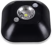 MODOAO Mini Wireless Battery Operated Motion Activated Lights Sensor Wall LED Emergency Lamp (Black)