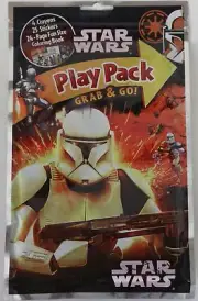 Star Wars Play Pack Clone Storm Troopers Grab and Go Crayons Stickers Color Book