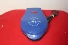 Kitchen Selectives Cobalt Blue 4 Inch Round Mini Waffle Maker