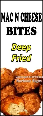 Mac N Cheese Bites DECAL (Choose Your Size) Food Truck Concession Vinyl Sticker