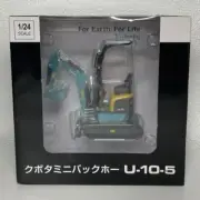 Kubota U-10.5 Mini Excavator 1:24 Diecast Construction Model Heavy Machinery