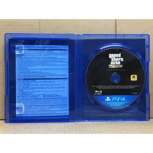 PS4 俠盜獵車手 三部曲 最終版 GTA (中文版) 二手