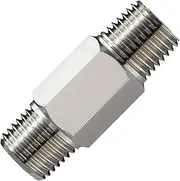 Niigata Seiki BeHAUS N-022LG Extension Nipple, Made in Japan, Same Diameter R1/4 x R1/4