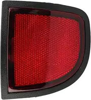 Rear Bumper Reflector, for Mitsubishi L200 Triton ML MN 2005 to 2015 Red Bumper Tail Side Reflector Panel Side Red (Right 8355A016)