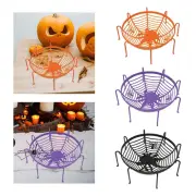 Halloween Spider Web Basket Candy Bowl Potato Basket Sundries Halloween Fruit