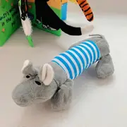 Animals Shape Squeaky Toys Plush Dog Toy Cute Bite Resistant Dog Toys for Small and Medium Dogs Puppy Pet Cat Dog Accessories