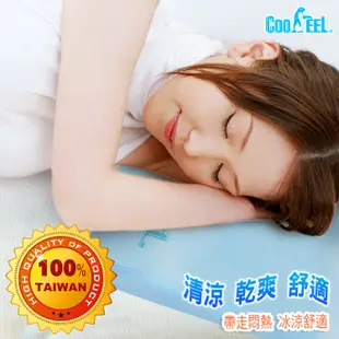 CooFeel 台灣製造高級酷涼紗記憶午安枕+Hifrog抗菌枕套記憶腰靠枕 (6.2折)